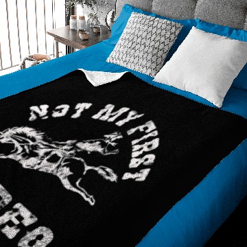 Discover Not My First Rodeo Baby Blankets