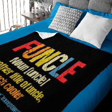 Discover Funcle Definition Funny Gift For Uncle Baby Blankets
