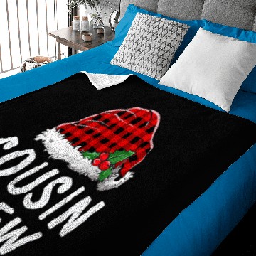 Discover Cousin Crew Santa Red Plaid Xmas Baby Blankets