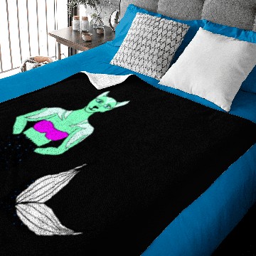 Discover Stellar Purr-maid #2 Baby Blankets