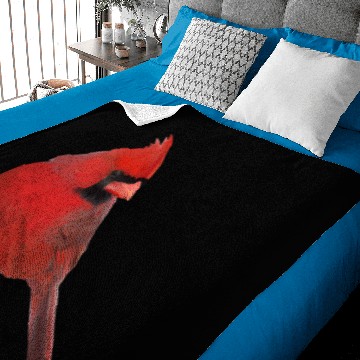 Discover Northern Cardinal Baby Blankets