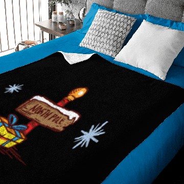 Discover Holidays To North Pole Baby Blankets