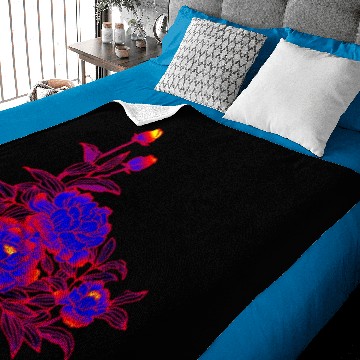 Discover Polyamorous Pride Peony Flower Arrangement Baby Blankets