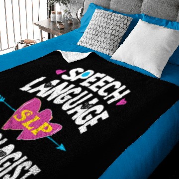 Discover Slp Baby Blankets Speech Language Pathologist Gifts Speec