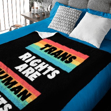 Discover Trans Rights are Human Rights Transgender LGBTQ Gi Baby Blankets