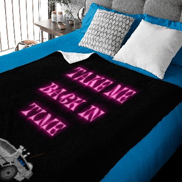 Discover Take Me Back In Time Delorean Time Travel Past Baby Blankets