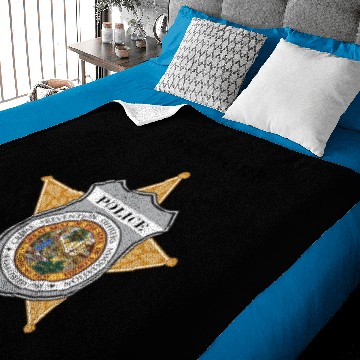 Discover I Support Law Enforcement png Baby Blankets