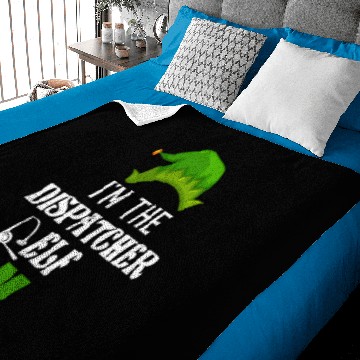 Discover I'm the dispatcher elf Baby Blankets