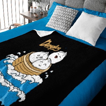 Discover Dumpling in the Wave Baby Blankets