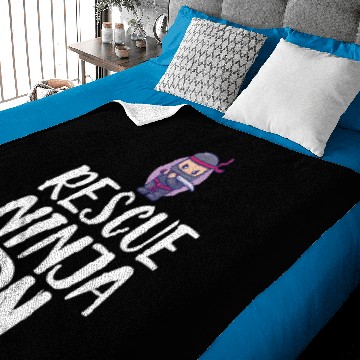 Discover Registered Nurse - Rescue Ninja RN Baby Blankets