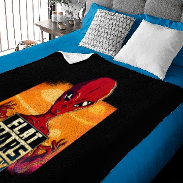 Discover Flat Mars Society Flat Earth Gift Baby Blankets