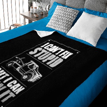 Discover Tow Truck Driver Wrecker Operator Thin Yellow Line Baby Blankets