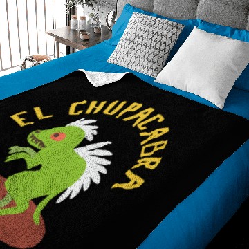 Discover El Chupacabra Cryptid Fandom Baby Blankets