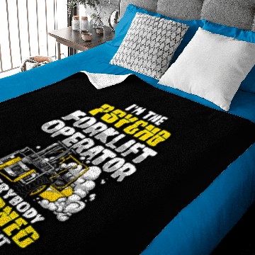 Discover Forklift Operator Forklift Driver Baby Blankets