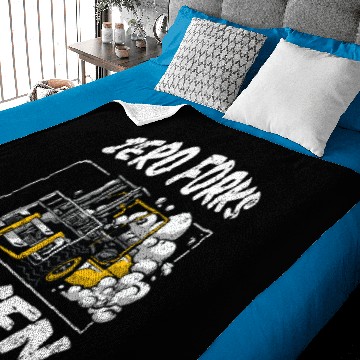 Discover Zero Forks Given | Forklift Operator Baby Blankets