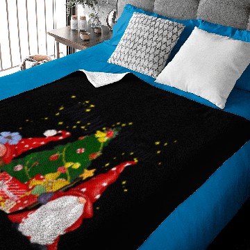 Discover Merry Christmas Nordic Gnomes With Tree Baby Blankets