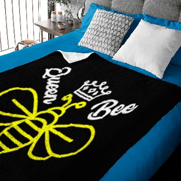 Discover Queen Bee Crown Bee Queen Baby Blankets