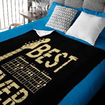 Discover Best Dad Ever Chord Guitar Guitarist Gift Baby Blankets
