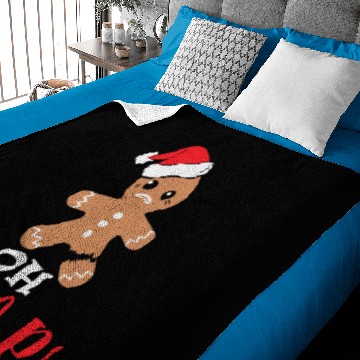 Discover Gingerbread Man Oh Snap Funny Cute Christmas Baby Blankets