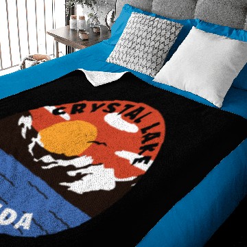 Discover Crystal Lake - Canada - Mountain Valley Baby Blankets