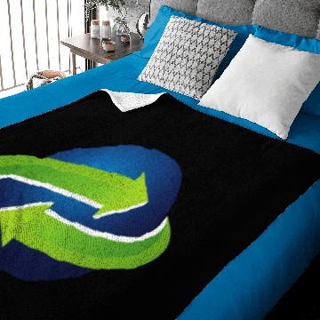 Discover Modern circular Arrow Baby Blankets Design