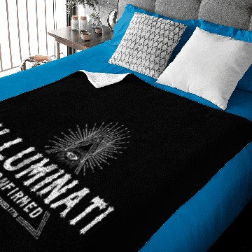 Discover Truther Conspiracy Illuminati Confirmed Protest Baby Blankets