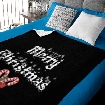 Discover Merry Christmas Winter Candy Canes Baby Blankets