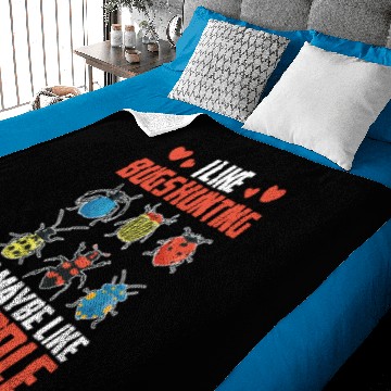 Discover I Like Bugs Hunting Bug Catcher - Entomologist Bug Baby Blankets