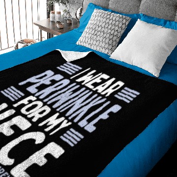 Discover Periwinkle Stomach Cancer Awareness Niece Baby Blankets