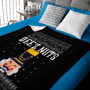 Discover Deez Nuts Nutcracker Ugly Christmas Sweater Women Baby Blankets