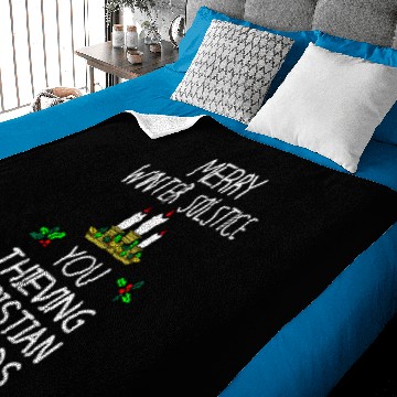 Discover Merry winter solstice Baby Blankets