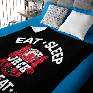 Discover Blackjack Player Casino Basic Strategy Game Cards Baby Blankets