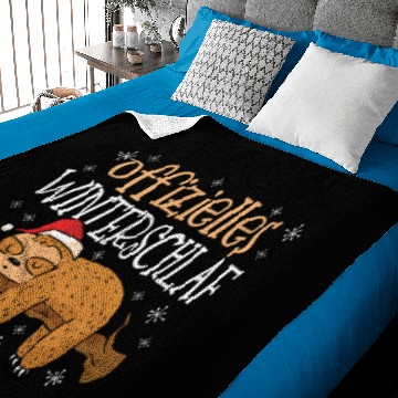 Discover Official Sloth Christmas Sleep Baby Blankets