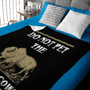 Discover Funny Bison, Bisons, DO Need Feed the fluffy cows Baby Blankets