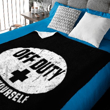 Discover Off Duty Lifeguard Funny Baby Blankets