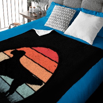 Discover English Setter Retro Vintage Baby Blankets