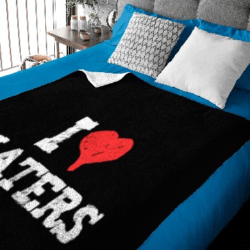 Discover I Love Haters Baby Blankets