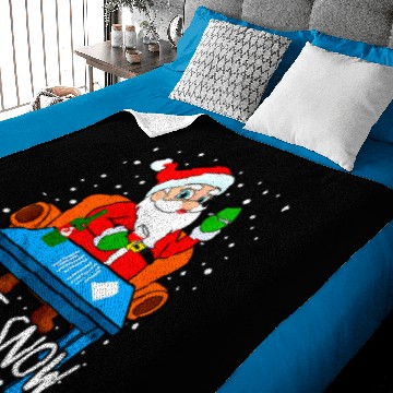 Discover Let It Snow Santa Cocaine Baby Blankets