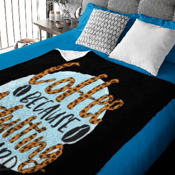 Discover Funny Coffee Lovers Saying - Coffee Sublimation Baby Blankets