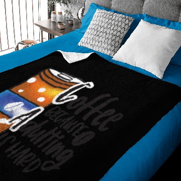 Discover Funny Coffee Lovers Saying - Coffee Sublimation Baby Blankets