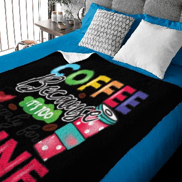 Discover Funny Coffee Lovers Saying - Coffee Sublimation Baby Blankets