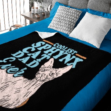 Discover Sphynx Cat Dad | Cat Owner Baby Blankets
