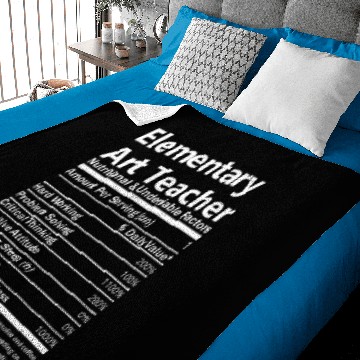 Discover Elementary Art Teacher Baby Blankets - Nutritional And U