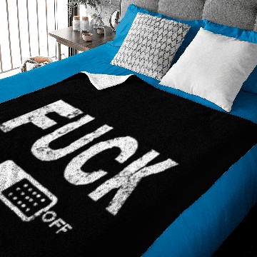 Discover Fuck Off Switch Baby Blankets
