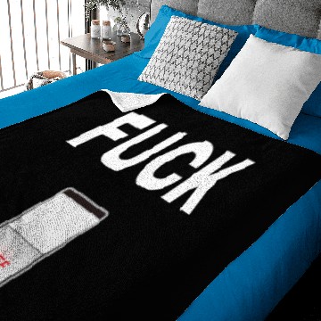 Discover Fuck Off Baby Blankets