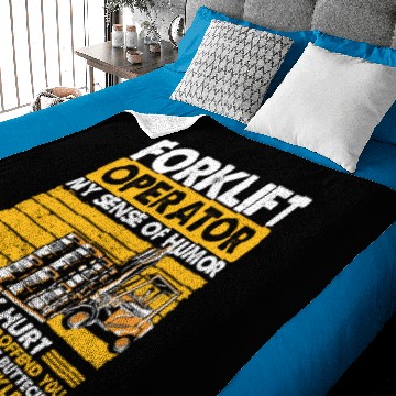 Discover Forklift Operator Gift Idea Baby Blankets