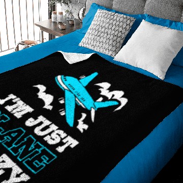 Discover Air Traffic Controller Im Just Plane Crazy Baby Blankets