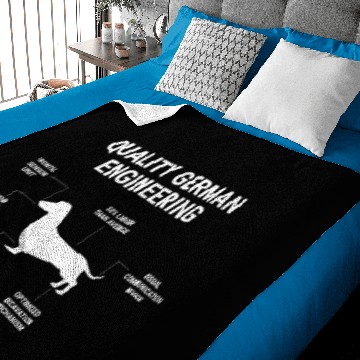 Discover weiner dog, wuality german engineering Baby Blankets