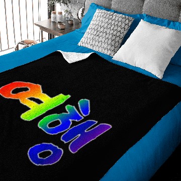 Discover pretty font korean Baby Blankets