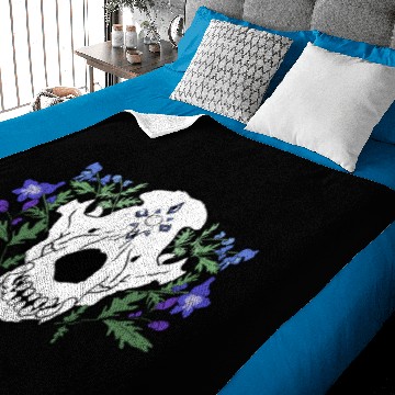 Discover Wolfsbane Werewolf Skull Baby Blankets